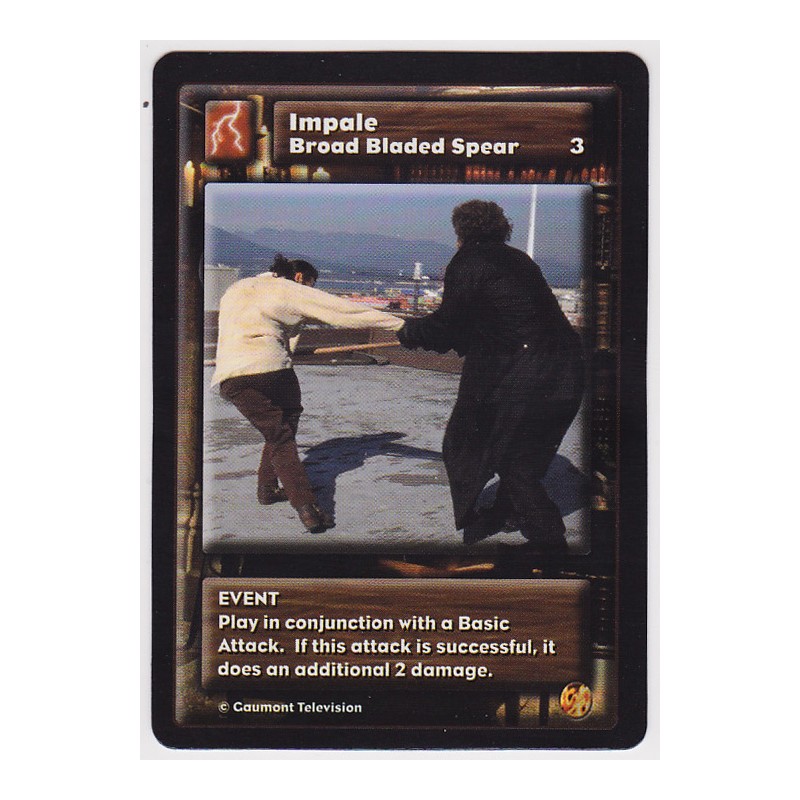 Broad Bladed Spear : Impale